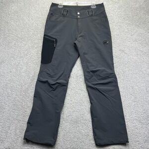 Mammut Pants Mens 34 Gray SOFtech Hiking Softshell Cargo Technical Outdoors